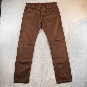 Mott & Bow Slim Fit Jeans Mens 31x32 Fits (34x31) Clay Brown Mercer Straight